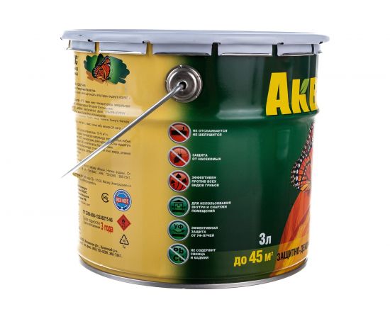 Защитно-декоративное покрытие для древесины Рогнеда Акватекс (рябина; 3 л) 557 – изображение 2