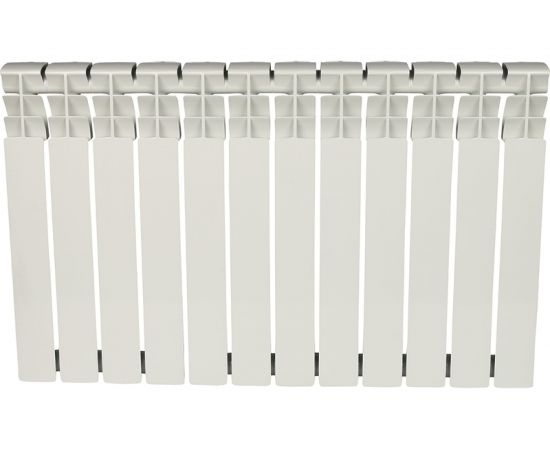 Биметаллический радиатор ROMMER Optima BM 500 12 секций RAL9016 89574 – изображение 2