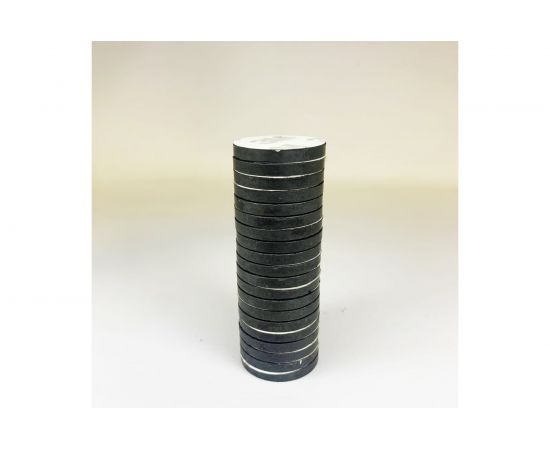 Ферритовые магниты Проф-магнит с клеевой основой Набор 25x3мм с клеем - 20шт – изображение 2