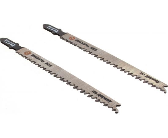 Пилка для лобзика по дереву, ДСП T234X быстрый чистый рез, HCS 2 шт. REDVERG 6623537 – изображение 2