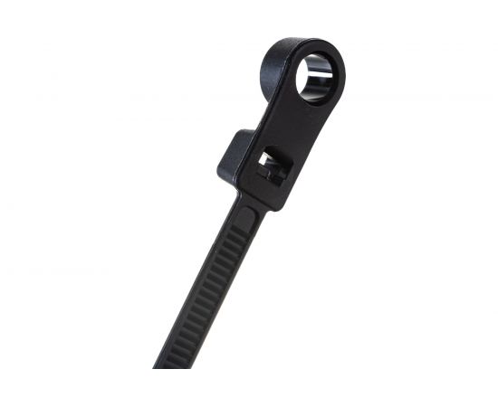 Нейлоновая хомут-стяжка под винт duwi 220x4,3 мм, черная, упаковка 10 шт. 30299 5 – изображение 3