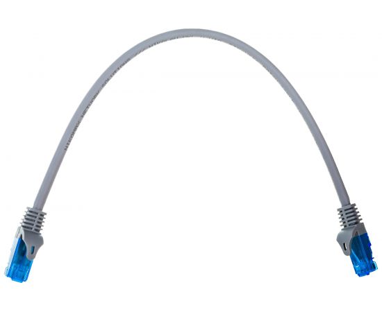 Шнур NIKOMAX U/UTP 4 пары, категория 6, 2хRJ45/8P8, серый, 0,3м NMC-PC4UE55B-ES-003-C-GY – изображение 3