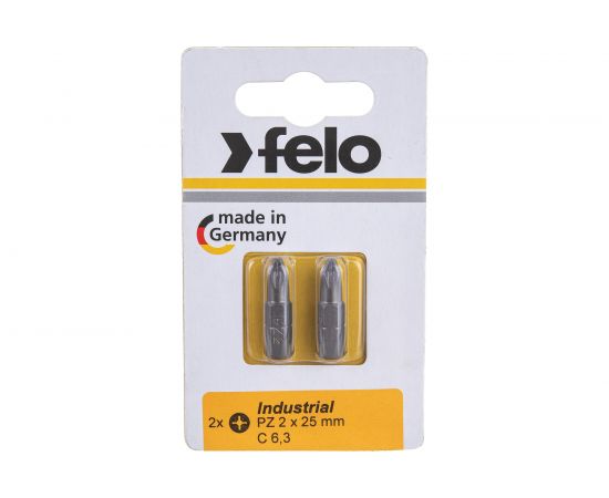 Бита крестовая PZ 2X25, 2шт Felo 02102036 – изображение 3