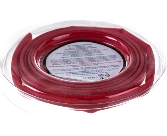 Термоусаживаемая трубка REXANT 5,0/2,5 мм красная, ролик 2,44 м 29-0024 – изображение 3