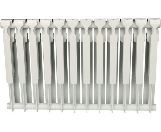 Биметаллический радиатор ROMMER Optima BM 500 12 секций RAL9016 89574 – изображение 3