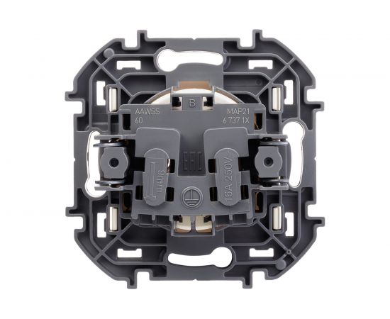 Розетка Legrand 2К - 16 А - 250 В - INSPIRIA - слоновая кость 673711 – изображение 3