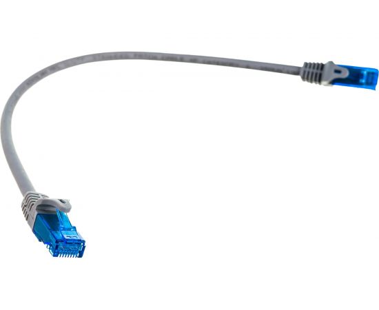 Шнур NIKOMAX U/UTP 4 пары, категория 6, 2хRJ45/8P8, серый, 0,3м NMC-PC4UE55B-ES-003-C-GY – изображение 4