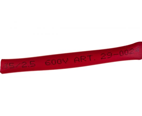 Термоусаживаемая трубка REXANT 5,0/2,5 мм красная, ролик 2,44 м 29-0024 – изображение 4