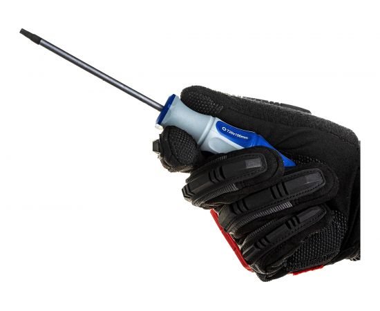 Отвертка с подвесом Torx Tamper-20х100 мм КОБАЛЬТ Ultra Grip CR-V 910-058 – изображение 4