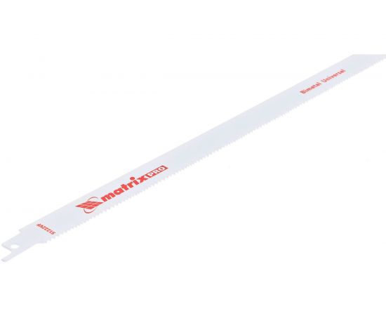 Полотна универсальные для сабельной пилы S1222VF (300х275 мм, 1,8-2,5 мм, 2 шт.) MATRIX 782003 – изображение 4