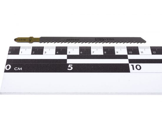 Пилка для лобзика по дереву, ДСП T234X быстрый чистый рез, HCS 2 шт. REDVERG 6623537 – изображение 5