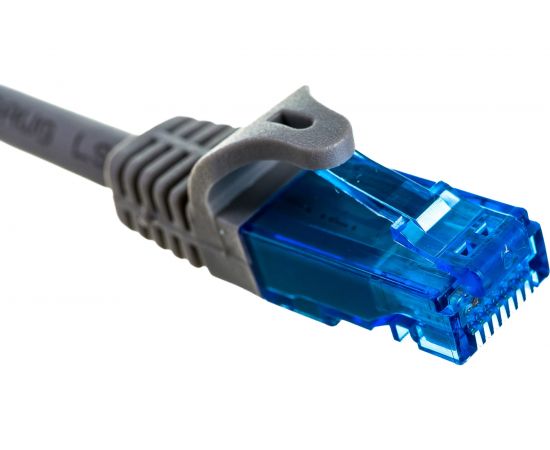 Шнур NIKOMAX U/UTP 4 пары, категория 6, 2хRJ45/8P8, серый, 0,3м NMC-PC4UE55B-ES-003-C-GY – изображение 5