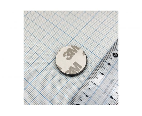 Ферритовые магниты Проф-магнит с клеевой основой Набор 25x3мм с клеем - 20шт – изображение 5