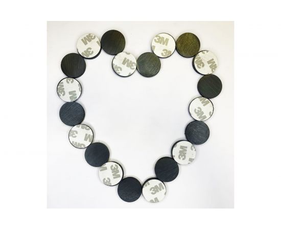 Ферритовые магниты Проф-магнит с клеевой основой Набор 25x3мм с клеем - 20шт – изображение 6