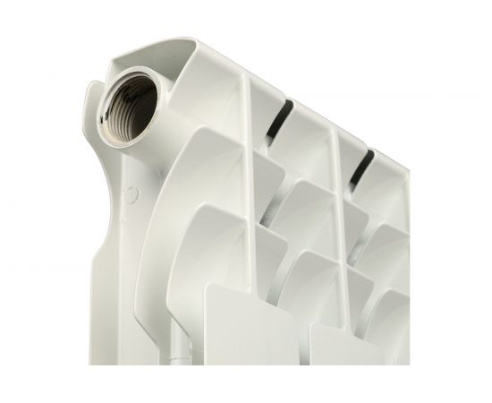 Биметаллический радиатор ROMMER Optima BM 500 12 секций RAL9016 89574 – изображение 6