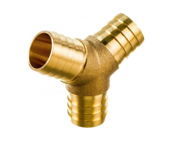 Штуцер соединительный тройной 25х25х25 мм латунь SANTRADE 9430 