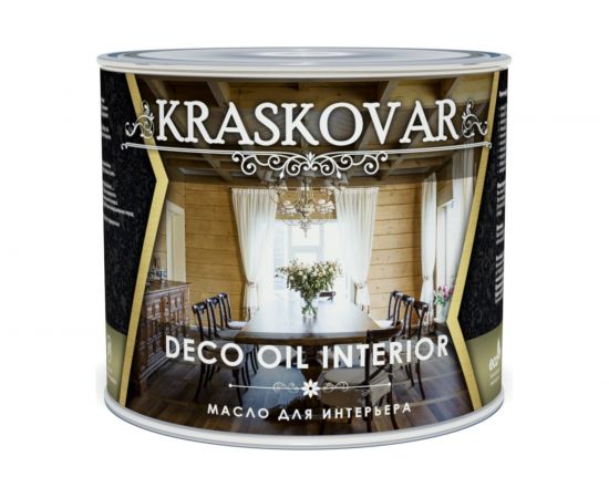 Масло для интерьера Kraskovar Deco Oil Interior белый 2,2л 1107 