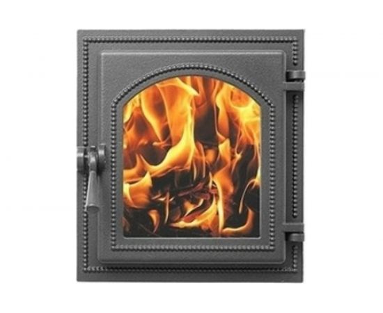 Дверка каминная 270 Антрацит Везувий А-333332 