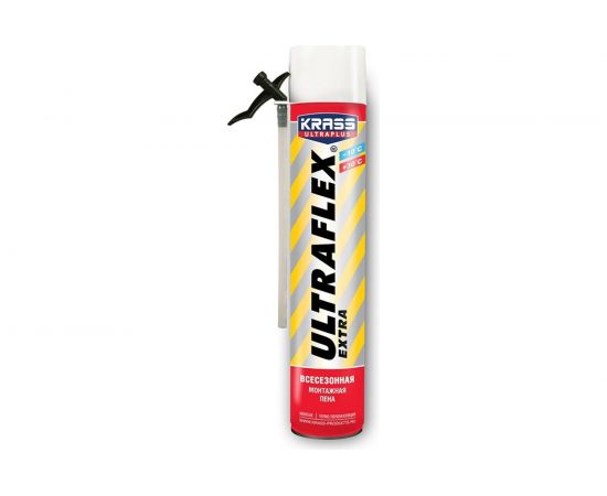 Монтажная пена KRASS ULTRAFLEX Extra всесезонная 0,65 л Лк-00003909 