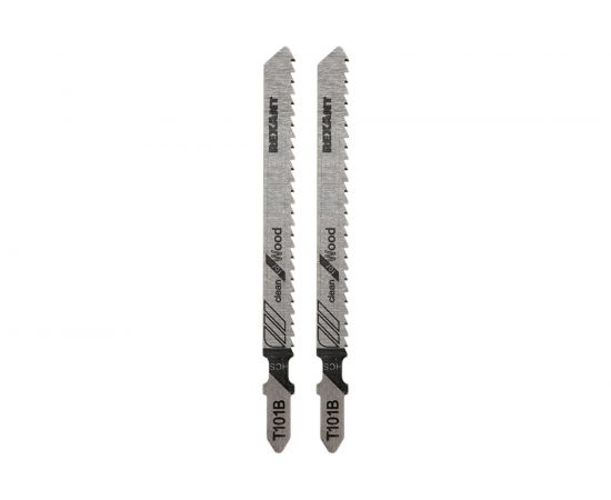 Пилка для электролобзика по дереву REXANT 100 мм 10 з/д 4-30 мм Т101В 2 шт 92-0303 