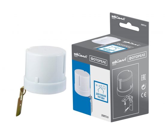 Фотореле duwi, FR-02 25А IP44 25872 8 