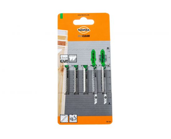 Пилка лобзиковая T 101 AО (5 шт; HCS) HAWERA F00Y240502 