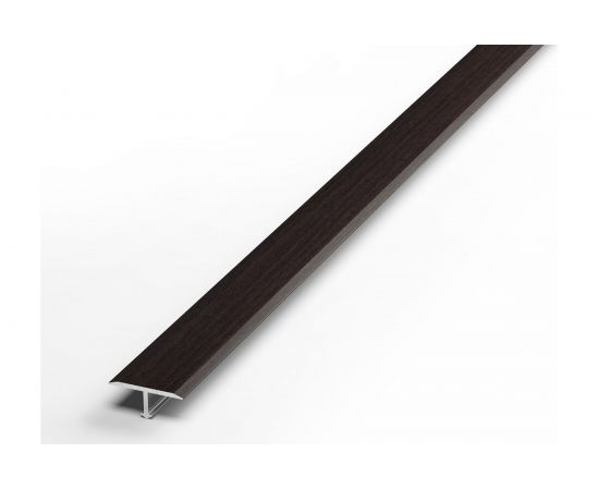 Порог т-образный алюминиевый (20 мм; 2.7 м; декоративный; дуб венге) Лука УТ000038601 