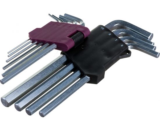 Набор торцевых шестигранных ключей Thorvik HK10S H1.5-H10, 10 предметов 53034 – изображение 2