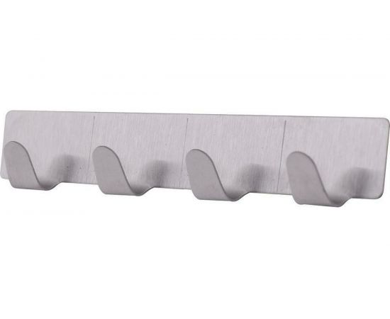 Планка с 4 крючками МУЛЬТИДОМ Стэнли стил длина 16 см DH27-97 – изображение 2