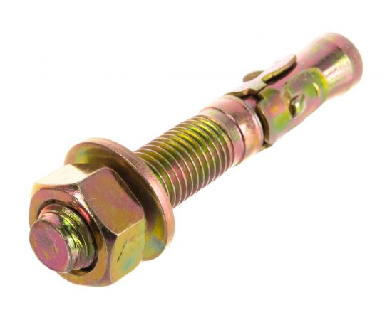 Клиновой анкер Зубр М16 x 105 мм, 10 шт, желтопассивированный 302032-16-105 – изображение 2