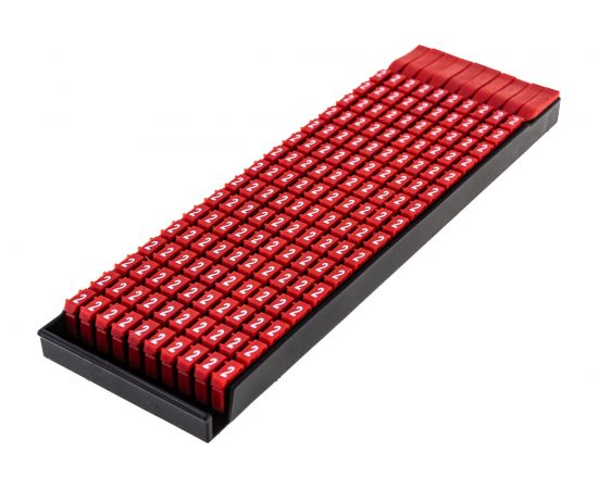 Маркер для кабеля сечением 4-6 мм DKC символ 2 160шт MKF2S3 – изображение 2