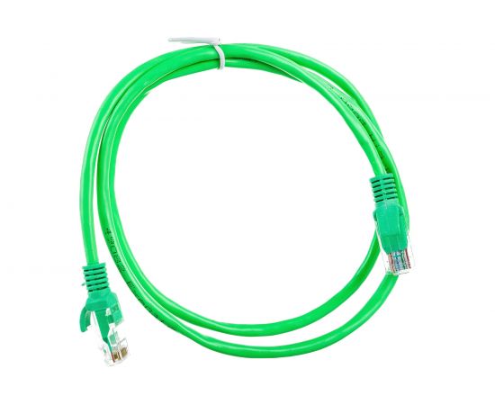 Патч-корд ExeGate UTP-RJ45-RJ45-5e-1M-GN, UTP, cat.5e, 1м, зеленый 258672 – изображение 2