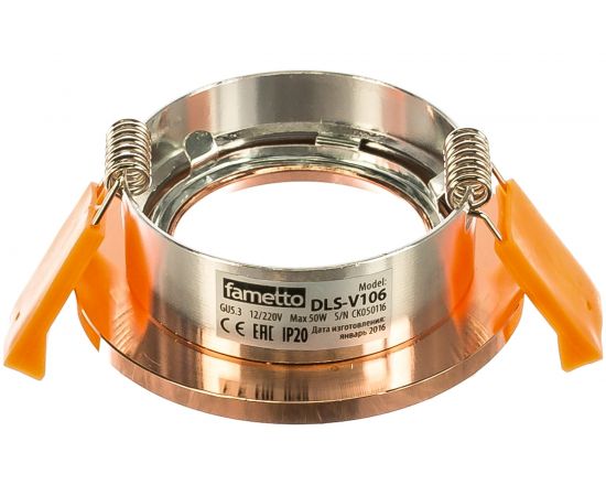 Встраиваемый декоративный светильник Fametto серия Vernissage DLS-V106, GU5,3, COPPER UL-00000349 – изображение 2