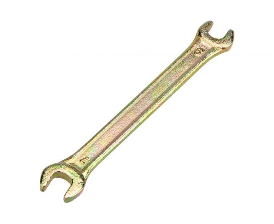 Гаечный рожковый ключ желтый цинк REXANT 6х7 мм 12-5821-2 – изображение 2