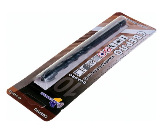 Сверло универсальное квадро 10 мм TRIO-DIAMOND 440110 – изображение 2