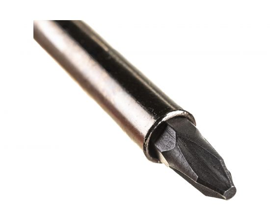 Отвертка с черной усиленной ручкой и 5 насадками CrV FIT 56245 – изображение 3