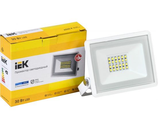 Прожектор IEK LED СДО 06-30, IP65, 6500K, белый LPDO601-30-65-K01 – изображение 3