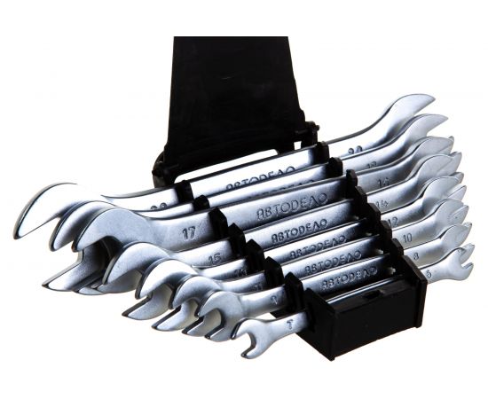 Набор рожковых ключей АвтоDело 8 шт. холдер 32080 14015 – изображение 3