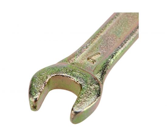 Гаечный рожковый ключ желтый цинк REXANT 6х7 мм 12-5821-2 – изображение 3