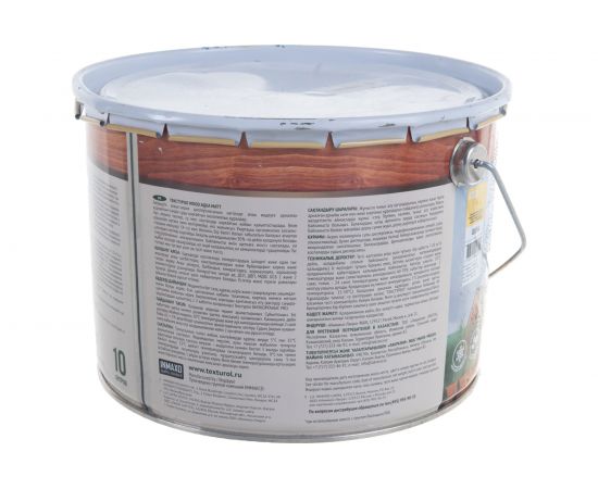 Деревозащитное средство на водной основе Текстурол WOOD AQUA MATT сосна 10л Лк-00008237 – изображение 4