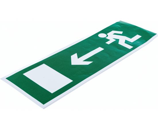 Наклейка Контур Лайн 300х100 Направление к эвакуационному выходу налево 10FC0403 – изображение 4