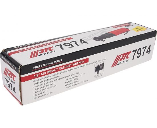 Усиленная ударная пневмотрещотка JTC 7974 – изображение 4