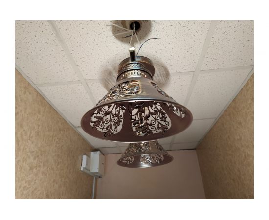 Люстра JUPITER LIGHTING ржа-2х60W E27 230V, 27 см-50.5 см-19 см MО 83-5046/2 – изображение 5