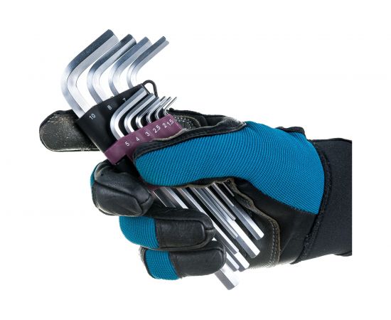 Набор торцевых шестигранных ключей Thorvik HK10S H1.5-H10, 10 предметов 53034 – изображение 5