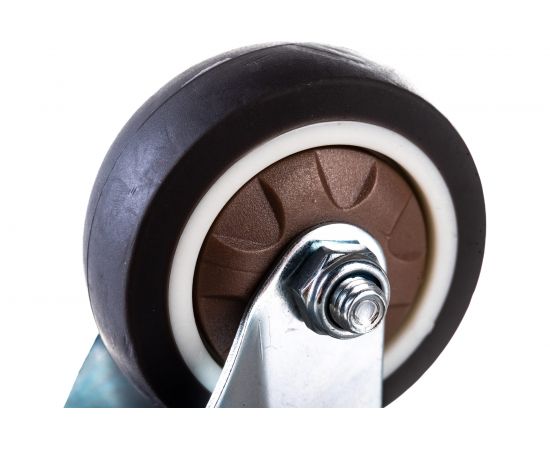 Колесо коричневая мягкая резина поворотное SCG25 50 мм MFK-TORG 7053050 – изображение 5