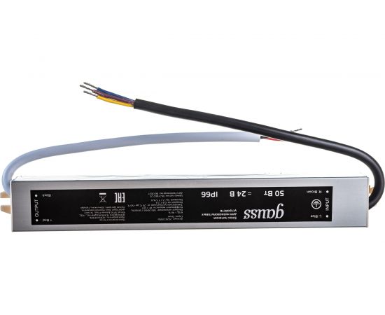 Блок питания Gauss LED STRIP 50W 24V IP66 1/50 202022050 – изображение 5