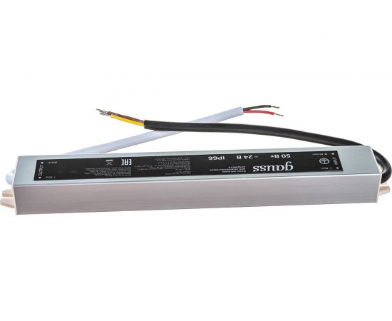 Блок питания Gauss LED STRIP 50W 24V IP66 1/50 202022050 – изображение 6