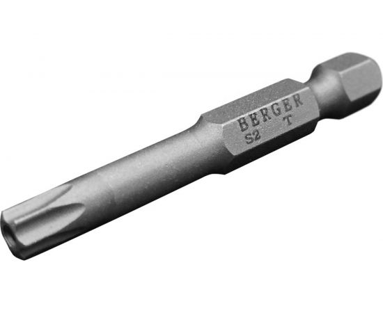 Биты магнитные TORX с отверстием T40H, 50 мм, 2 шт, S2 Berger BG BG2418 