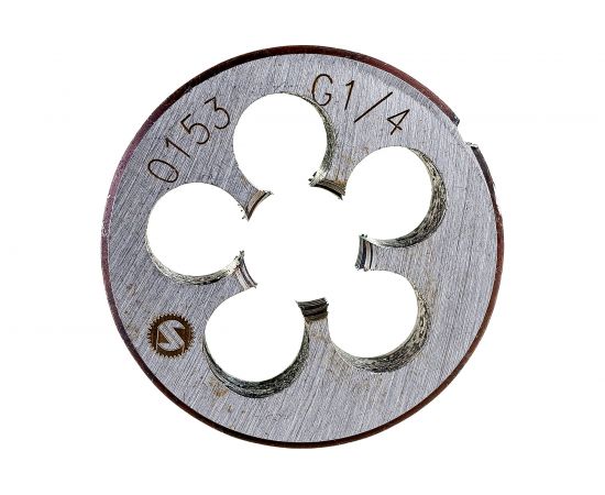 Плашка ИНСТУЛС трубн. G 1/4 38x10 9ХС 2654-0153 ГОСТ 9740-71 00001335910 