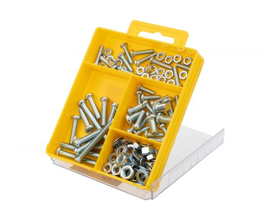 Набор винтов, гаек и шайб kranz 132 шт. KR-01-3101-09 